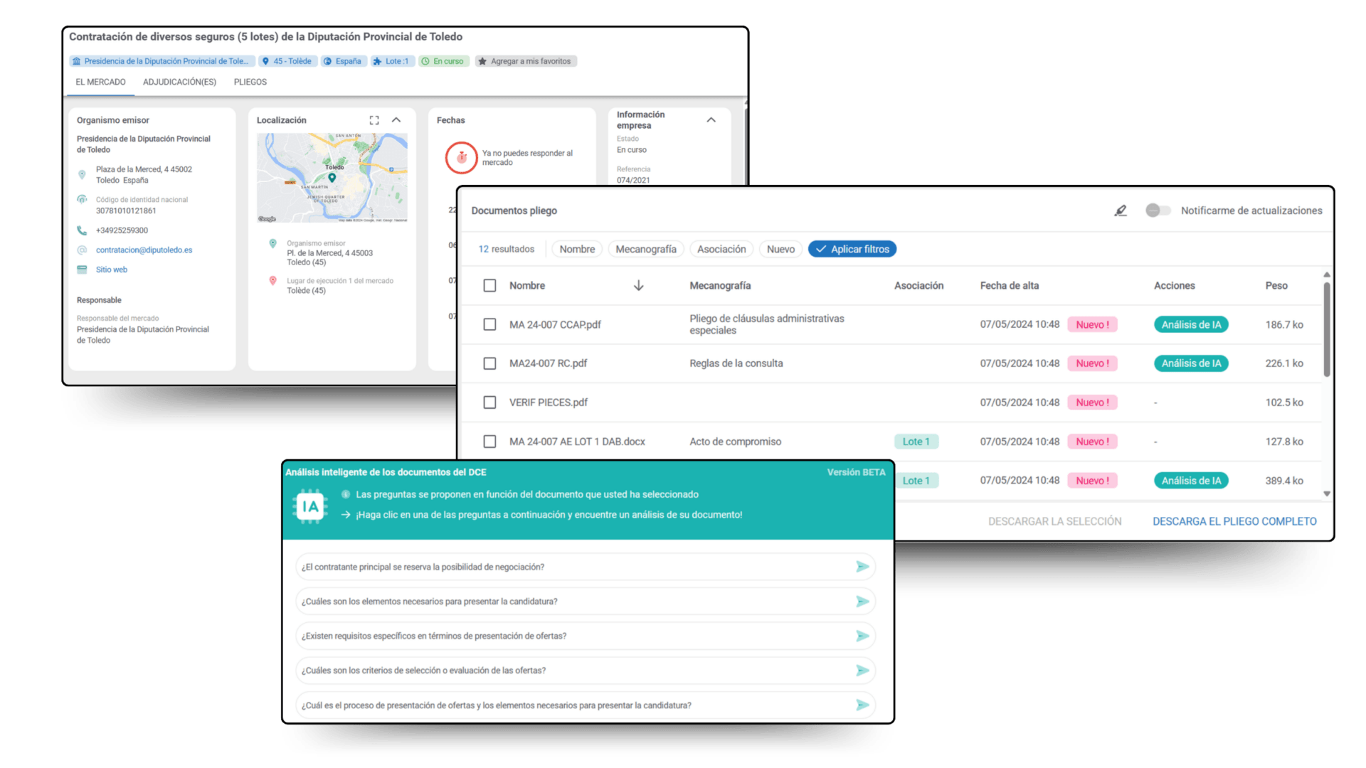 Plataforma de inteligencia de datos de DoubleTrade para Administraciones Públicas